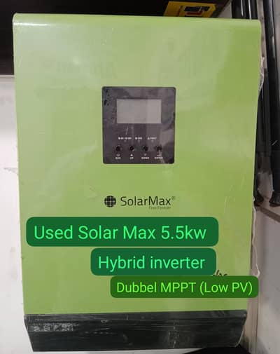 Solar Max Hybrid Inverter 5.5kw 48v Dubbel MPPT with Low Pv