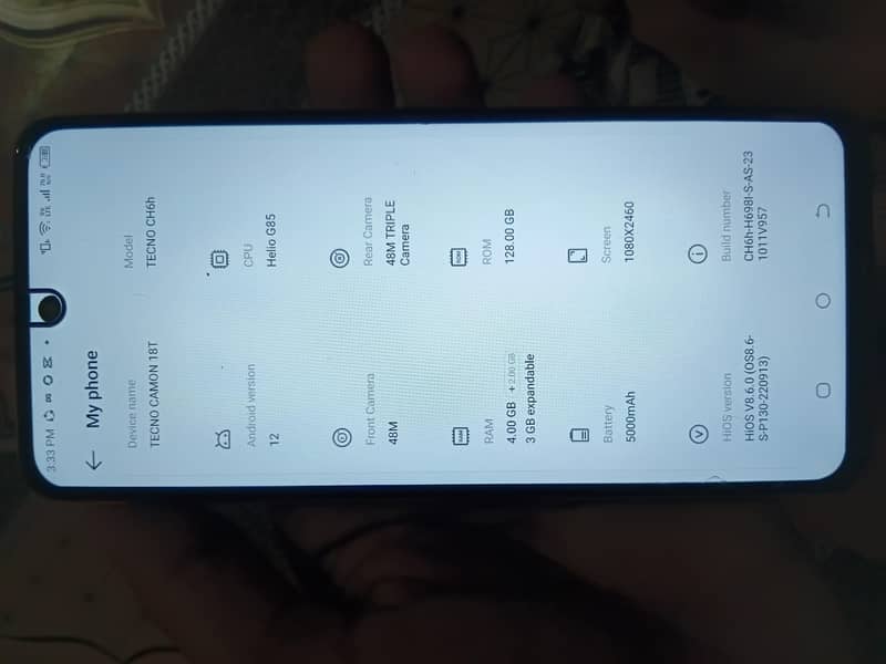 Tecno Camon 18 6