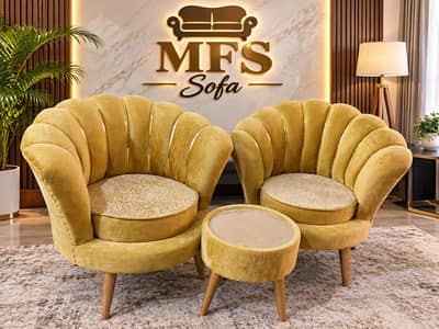 bed room chairs with coffe tebal