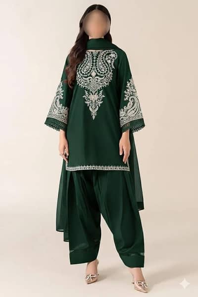 Swat wool shawl women_Green_Garam Winter