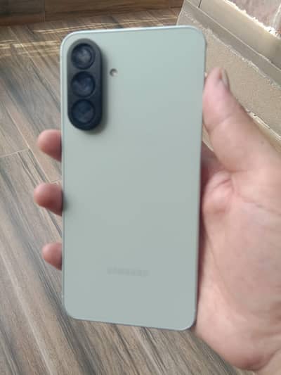 Samsung A56 new box pack Olive green Color one day use only