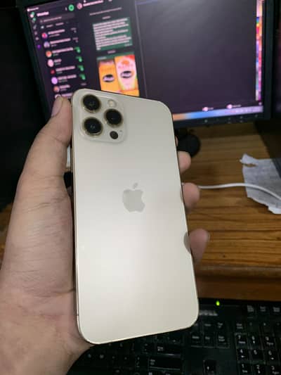 Apple iPhone 12 Pro Max with box PTA Approved duel sim