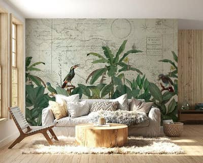 3D Customised Wallpaper | Stretch Ceiling | Canvas Frame | Murel