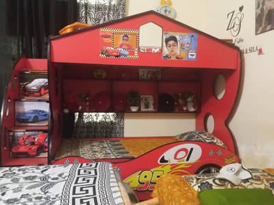 car style bunk bed