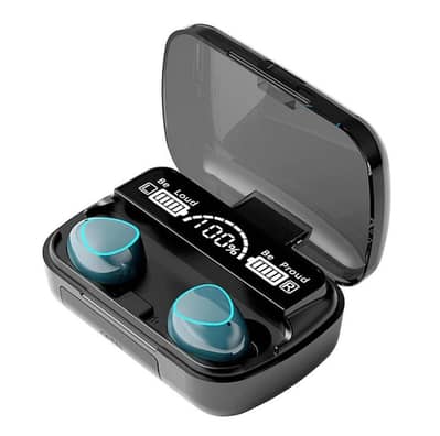 M10 Wireless Earbuds - 48 Hours Battery - Power Bank - Free Delivery