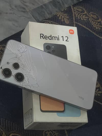 Xiaomi Redmi 12 8/128 with box bord ded ha baki parts original total h