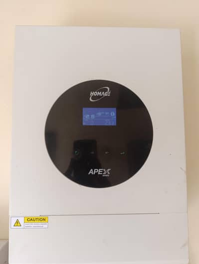 Homage Apex 3.2KW Hybrid MPPT Solar inverter/24v/ 1 year used / 10/10