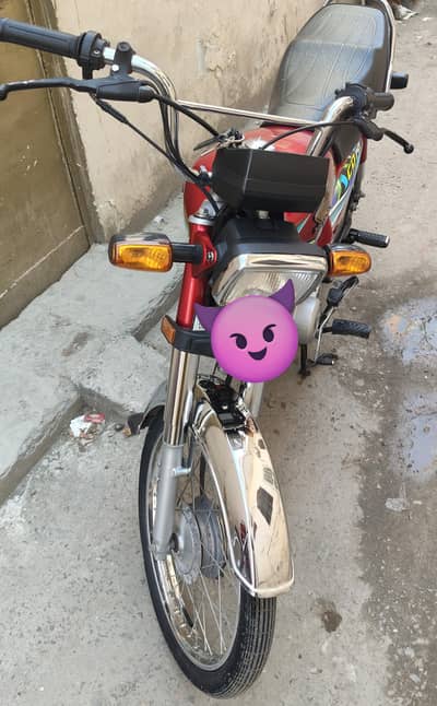HONDA CD70 2024 MODEL TOTAL GENUINE FIRST OWNER GUJRANWALA NUMBER