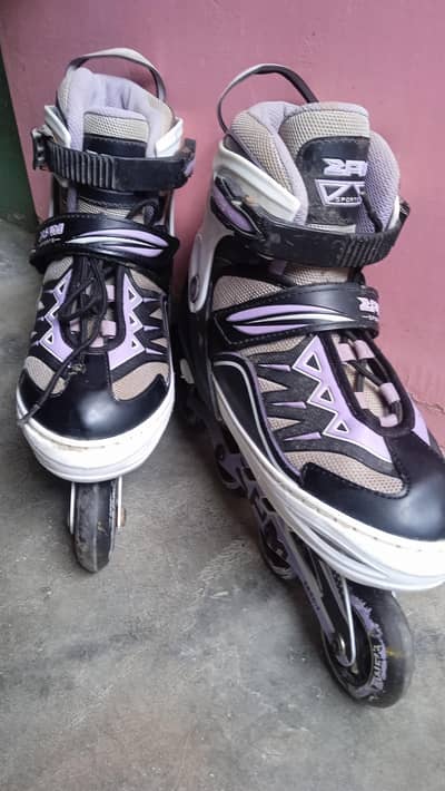Adjustable Roller Skates with Light Wheels