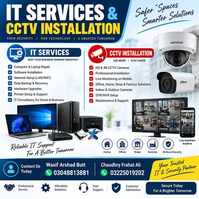 CCTV Camera Installation | HD & 4K Security Cameras | Home, Office & S