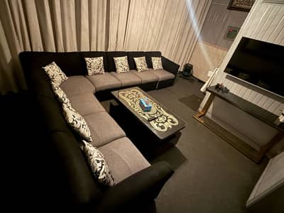 9 seater  sofa set L shaped