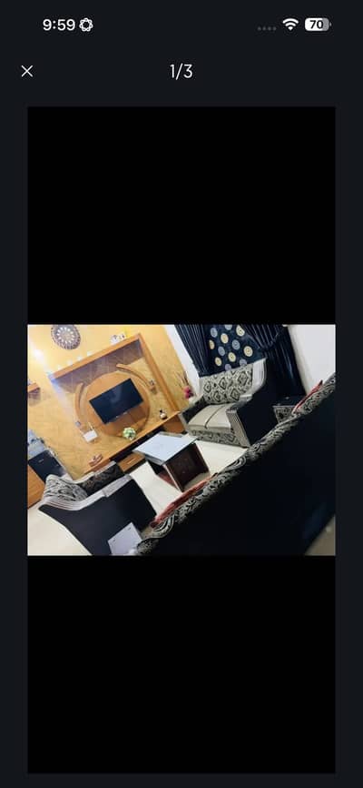 Sofa set without table