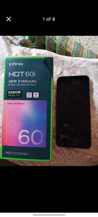 Infinix hot 60i box open just