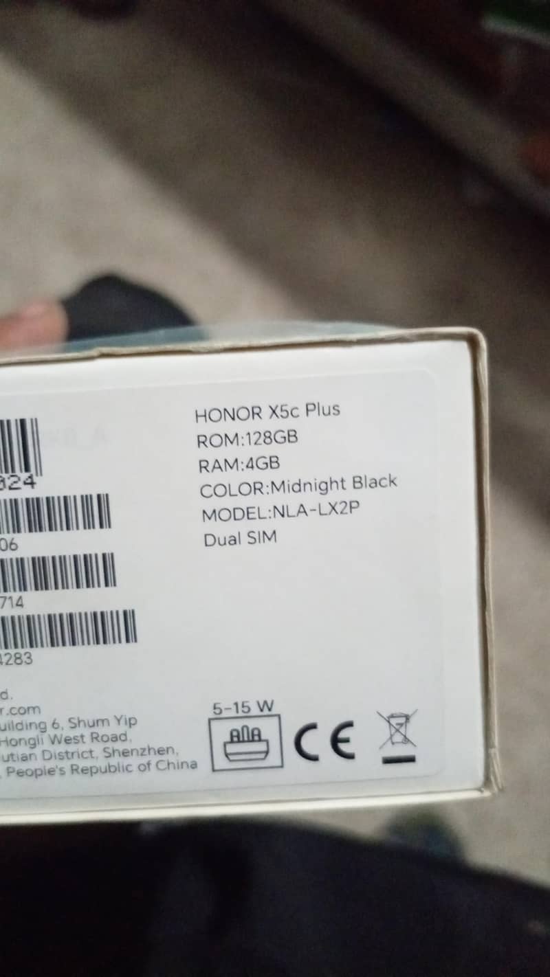 Honor x 5C plus 1