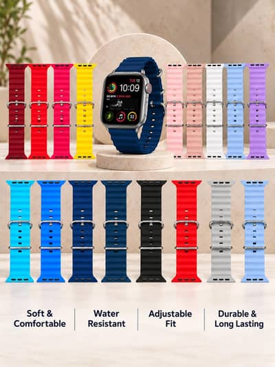 Premium Smart Watch Straps | Multiple Colors | Soft & Durable