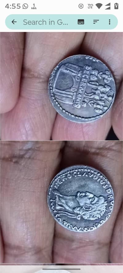 Indo Greek Tetradrachm Silver Coin, Old & Antique Coin