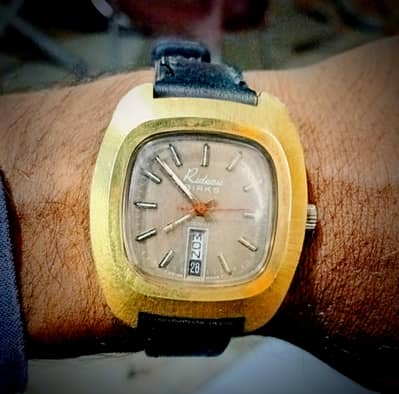 Birks Rideau Vintage 1970s Automatic-Original Swiss TV Screen- Day Dat