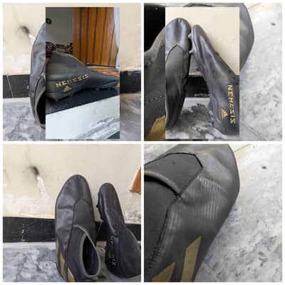 Adidas Nemeziz Football Boots – Black & Gold | UK Size 13
