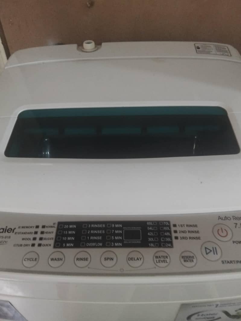 Haier fully automatic machine 4