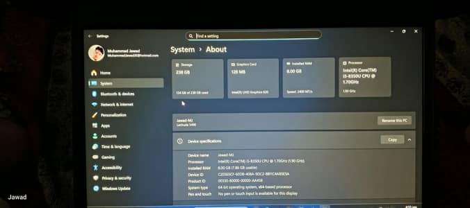 Dell Latitude 5490 | Core i5 8th Gen | 8GB RAM | 256GB SSD