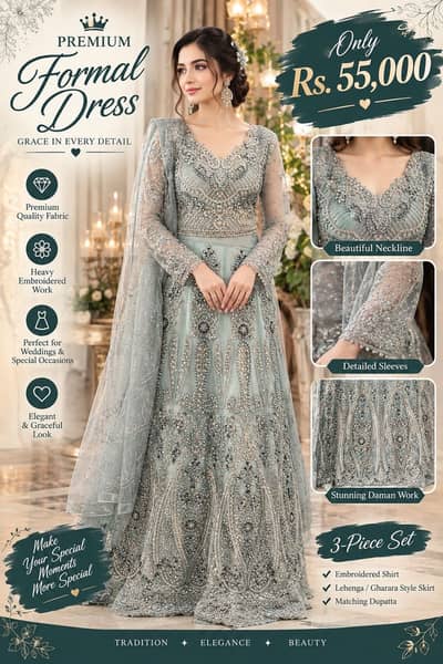 Wedding dress Beautiful Pakistani bridal maxi Lehnga mehndi garara