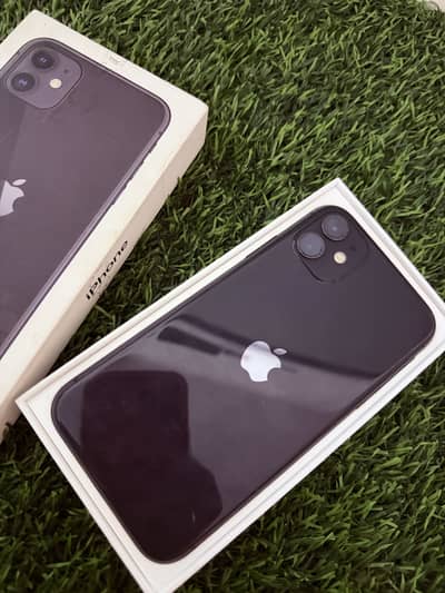 Iphone 11 64gb black with box sim will work