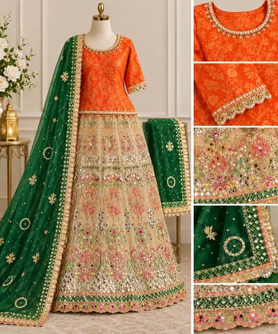For mehndi dress