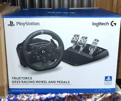 Logitech G923 TRUEFORCE Racing Wheel, Pedals - 10/10 Condition -PS,PC
