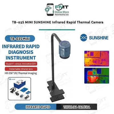 SUNSHINE TB-03S MINI Thermal Camera 256×192 | PCB Short Finder