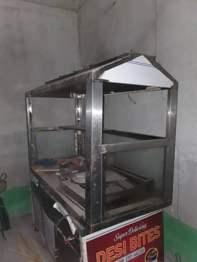 Burger counter & Fryer