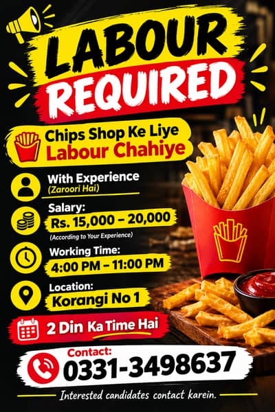 Chips shop helper