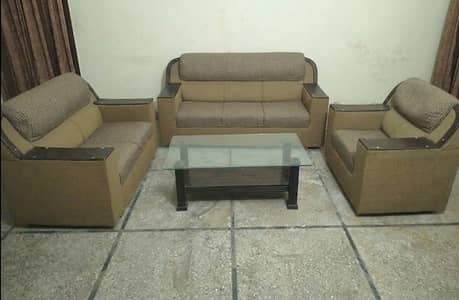 6 sitter sofa set with tables