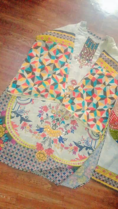 3 piece shirt or tourse dupatta