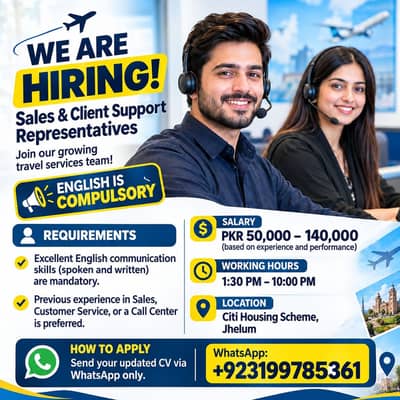 Calling Agents Required | Male & Female Jobs | Sales Jobs