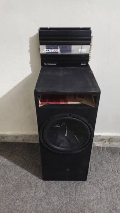 Audiobose V12 AB-450 Amplifier + Woofer Box | Good Condition