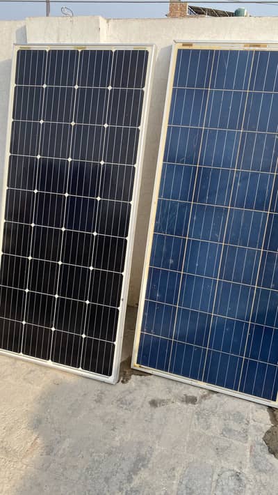 Solar Panels 2 (150 & 180)Watts + Solar Pedestal Fan + Solar Wire 6mm