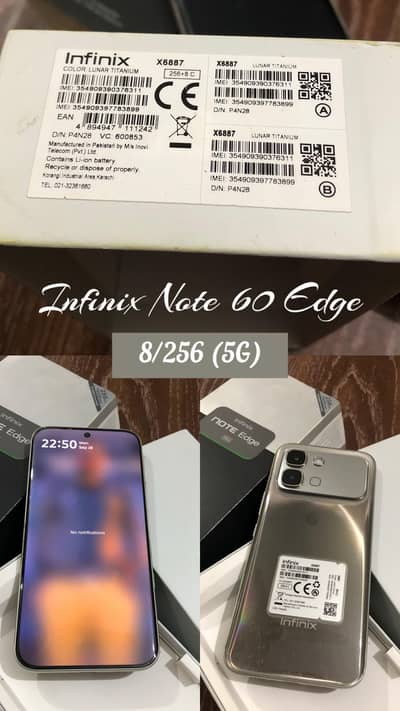 INFINIX NOTE EDGE  8/256 5G