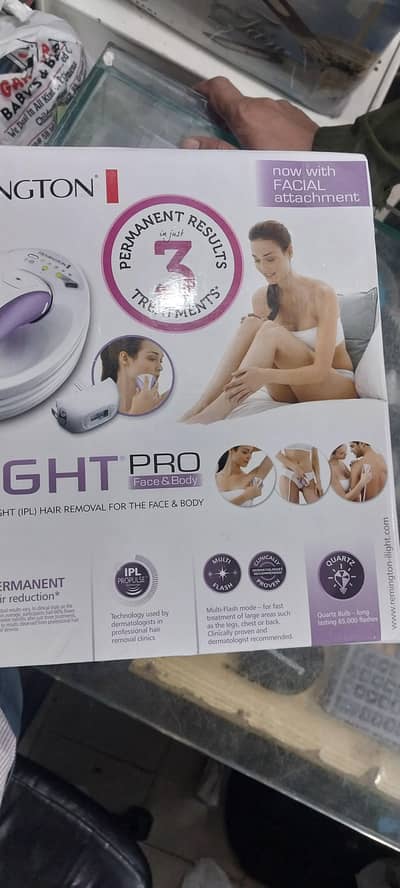 Remington i-LIGHT PRO Face & Body IPL Hair Removal System – IPL6000F