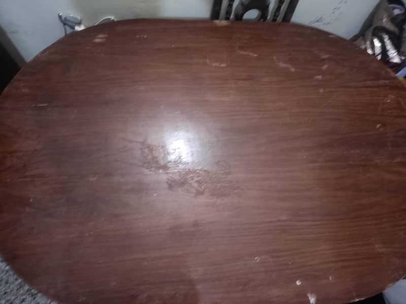 oval dining table 6