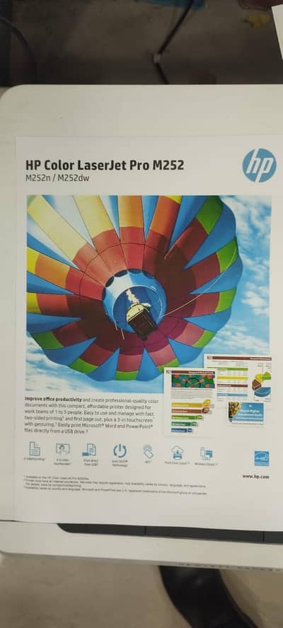 HP Color LaserJet Pro M252n Color Laser Printer