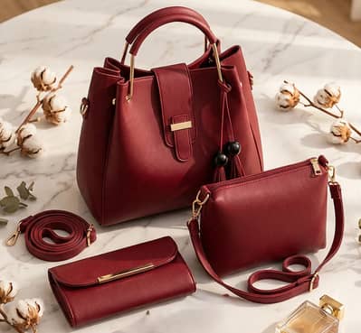 Alexa 3-Piece Maroon