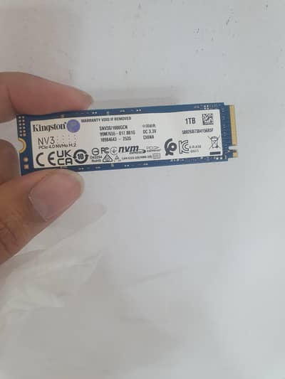 1 TB nvme kingston new