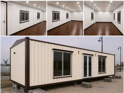 Marketing Office Container with Glass Front site office prefabricated