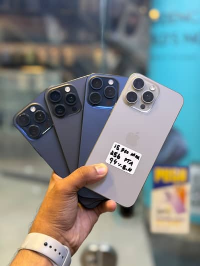 iPhone 15 Pro Max PTA Approved | Dual eSIM / Physical SIM | 256GB