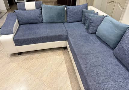 7 seater L shaped sofa