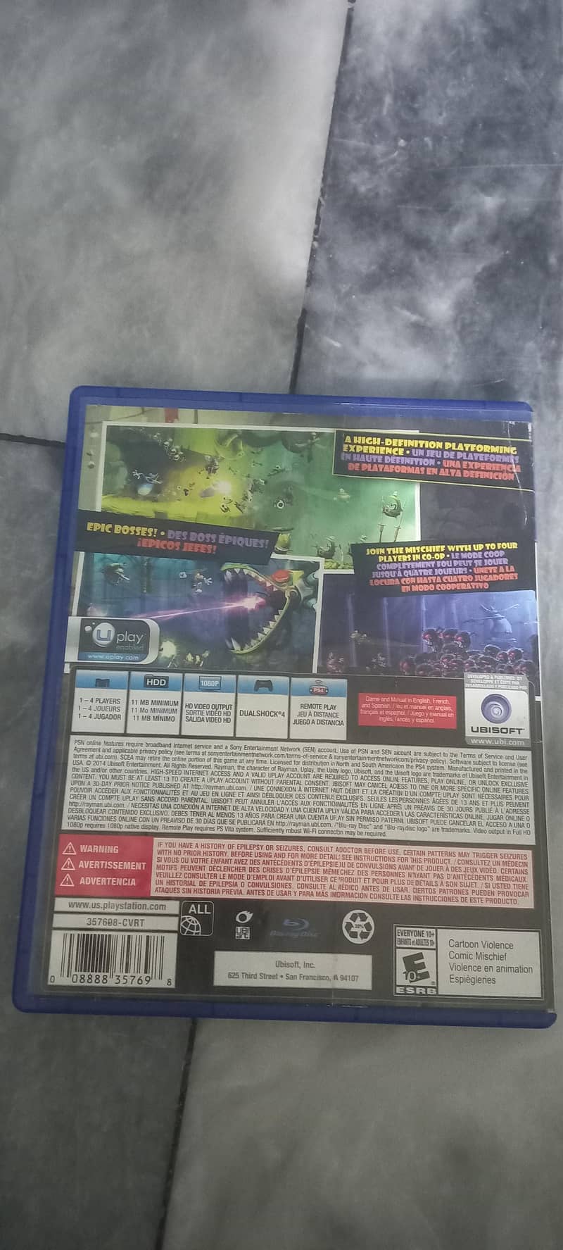 Rayman Legends CD Ps4 1
