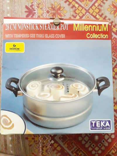 teka non stick steamer pot