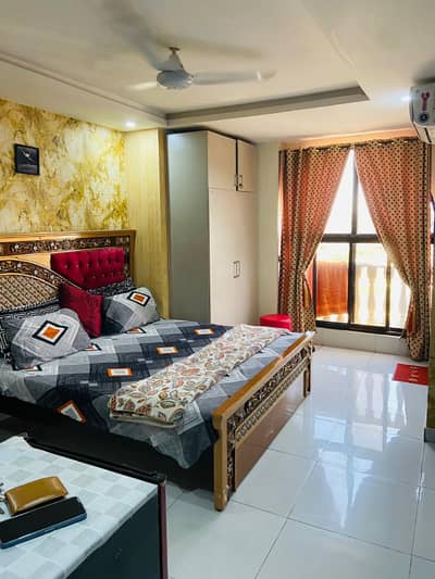 Studio furnished apartment per day weekly short stay