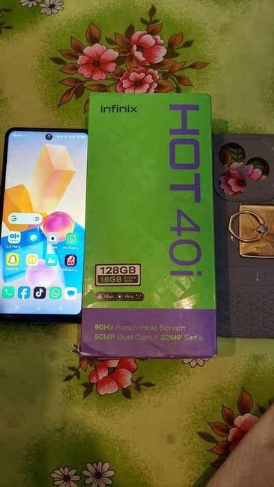 Infinix Hot 40i 16gb ram. 128gb . . 5000mh batry. pta prof