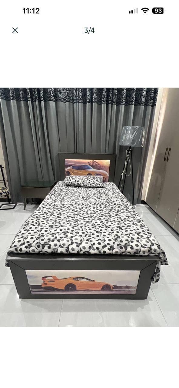 Kids bed with study table 1